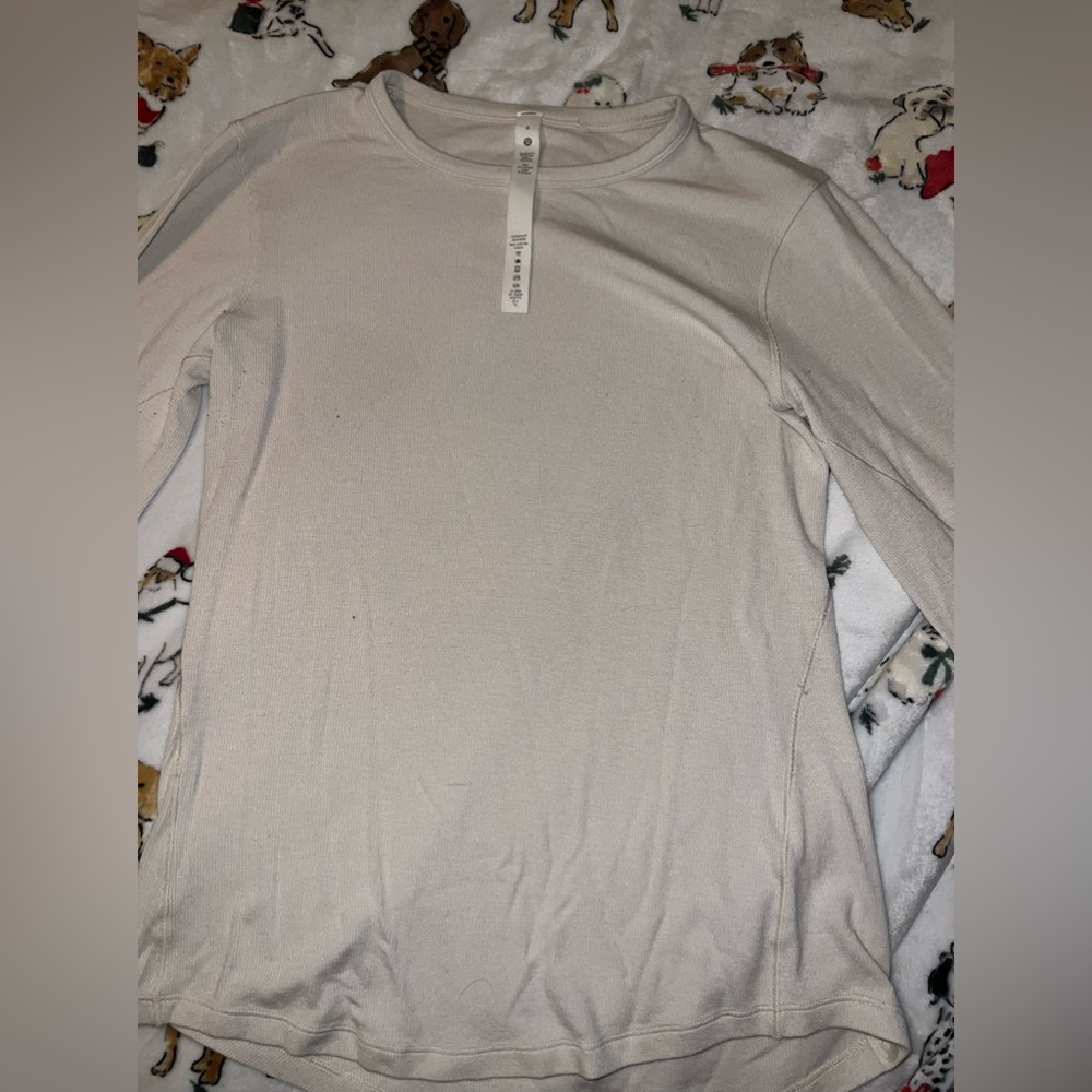 Lululemon Ribbed Long-Sleeve Shirt